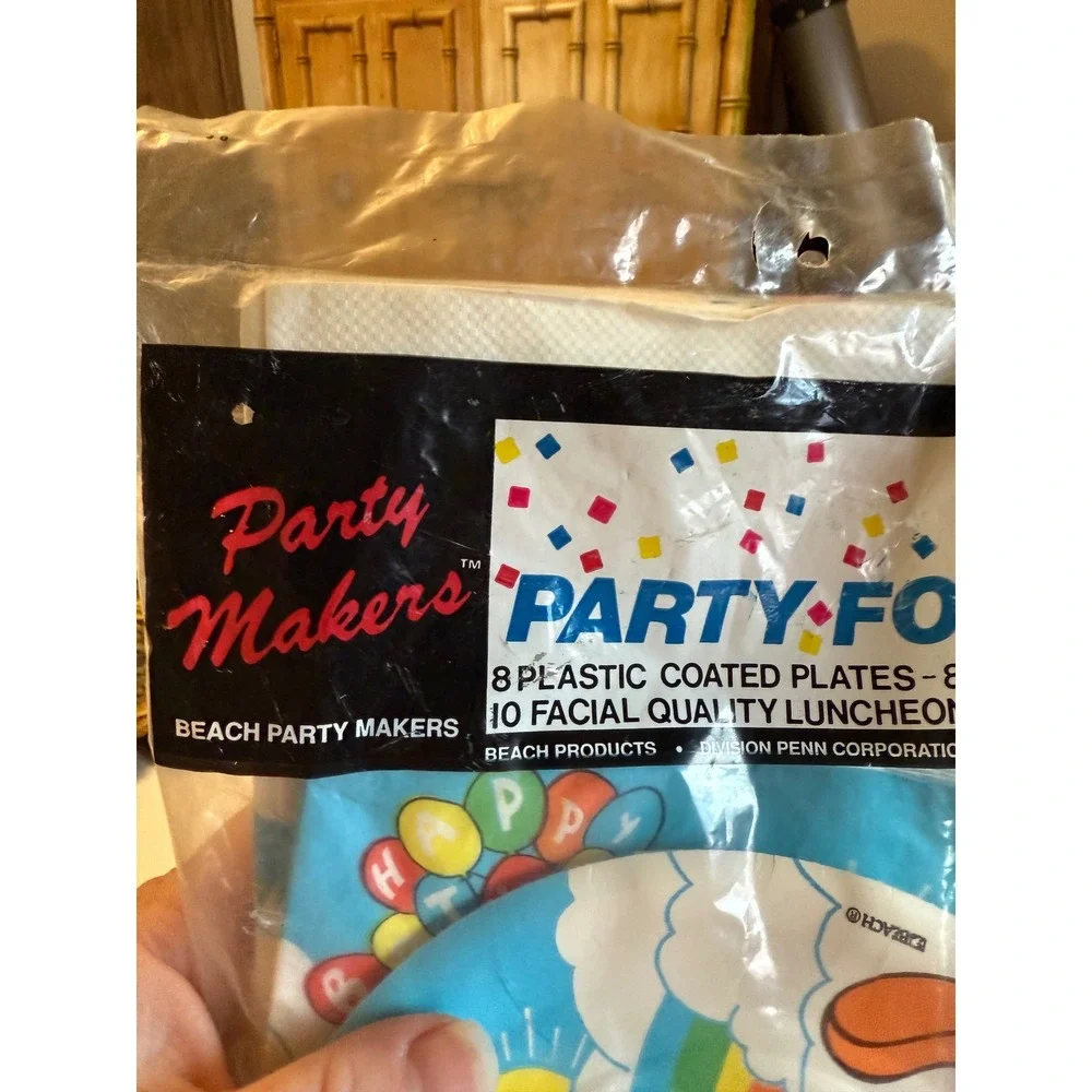 Vintage Mickey Mouse Birthday Party Supplies Set 8 Guest Rainbow Party Makers